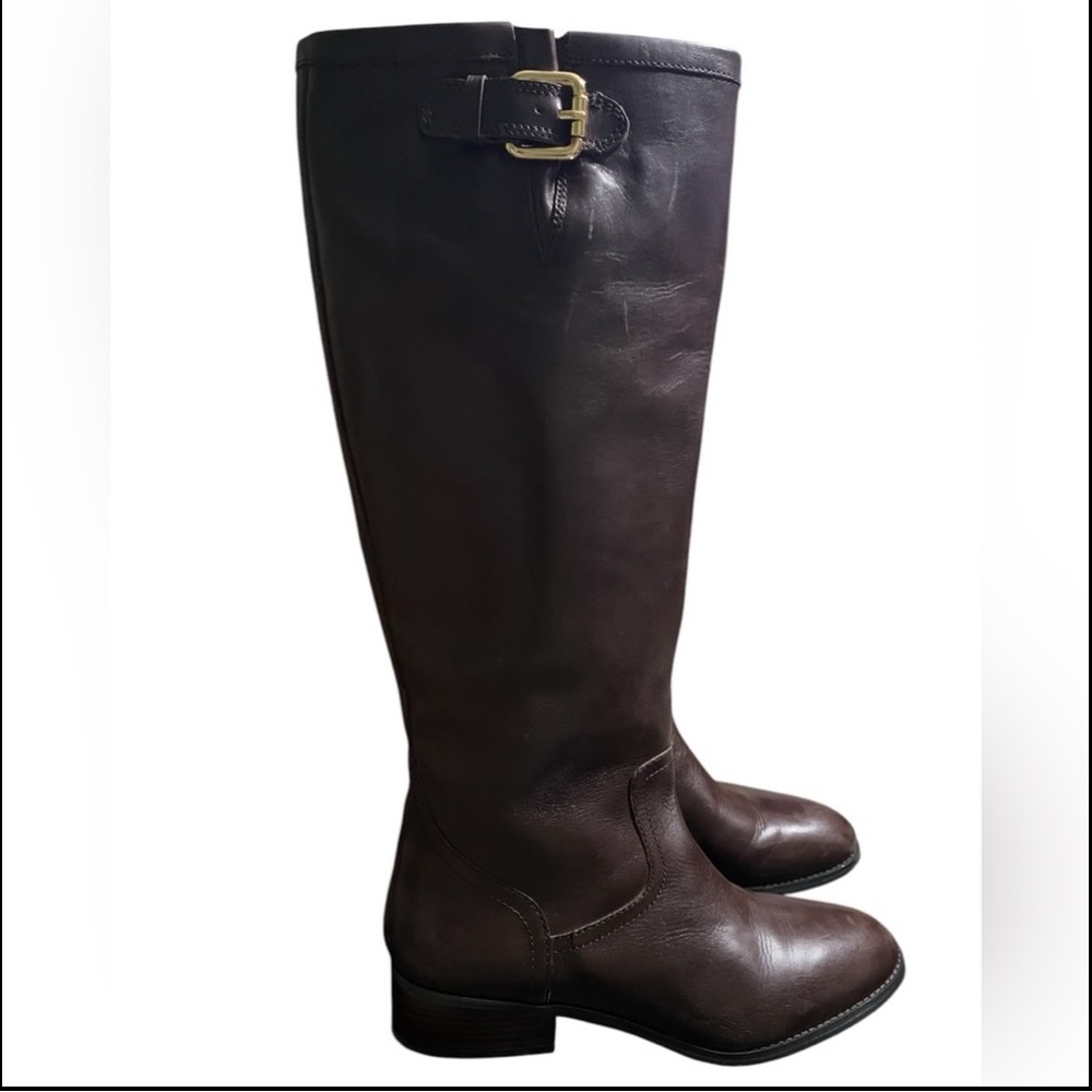 Lauren Mari Burnshed Calf Boots